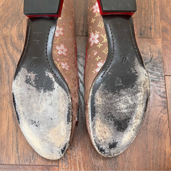 Louis Vuitton Cherry Blossom Ballet Flats Size 37 EU - Picture 10 of 13